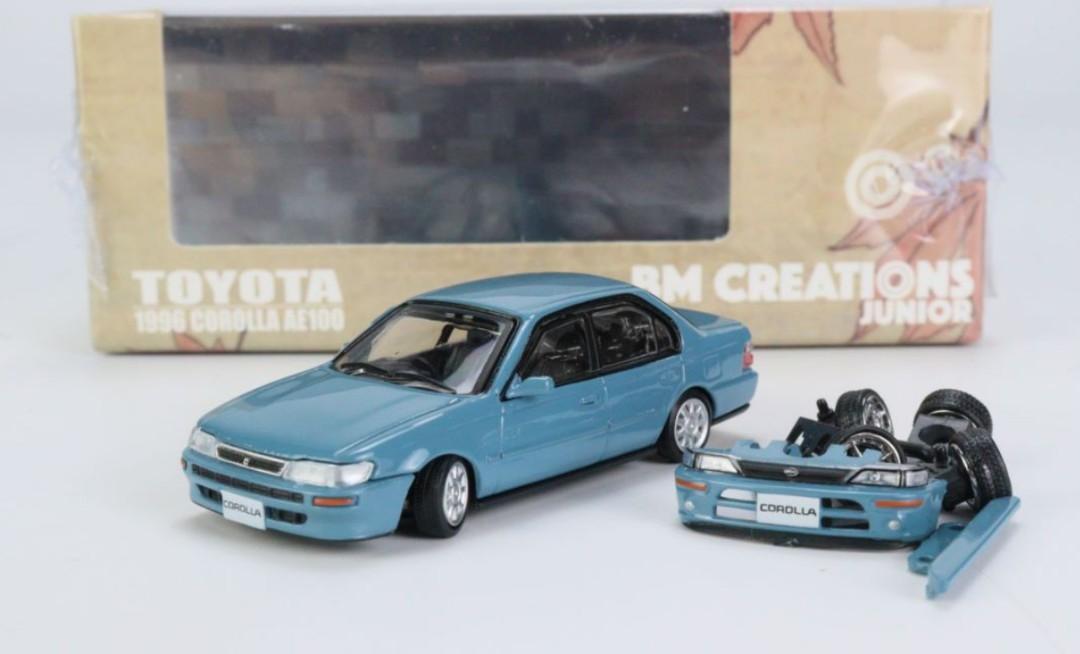 BMC 1 64 Toyota Corolla AE100 Diecast model car Hobbies Toys