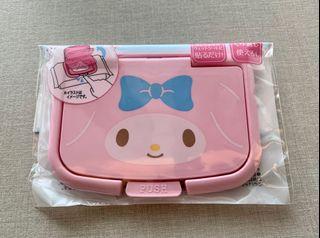 BN My Melody Baby Wipes cover Sanrio Wet Tissue Lid Hello Kitty