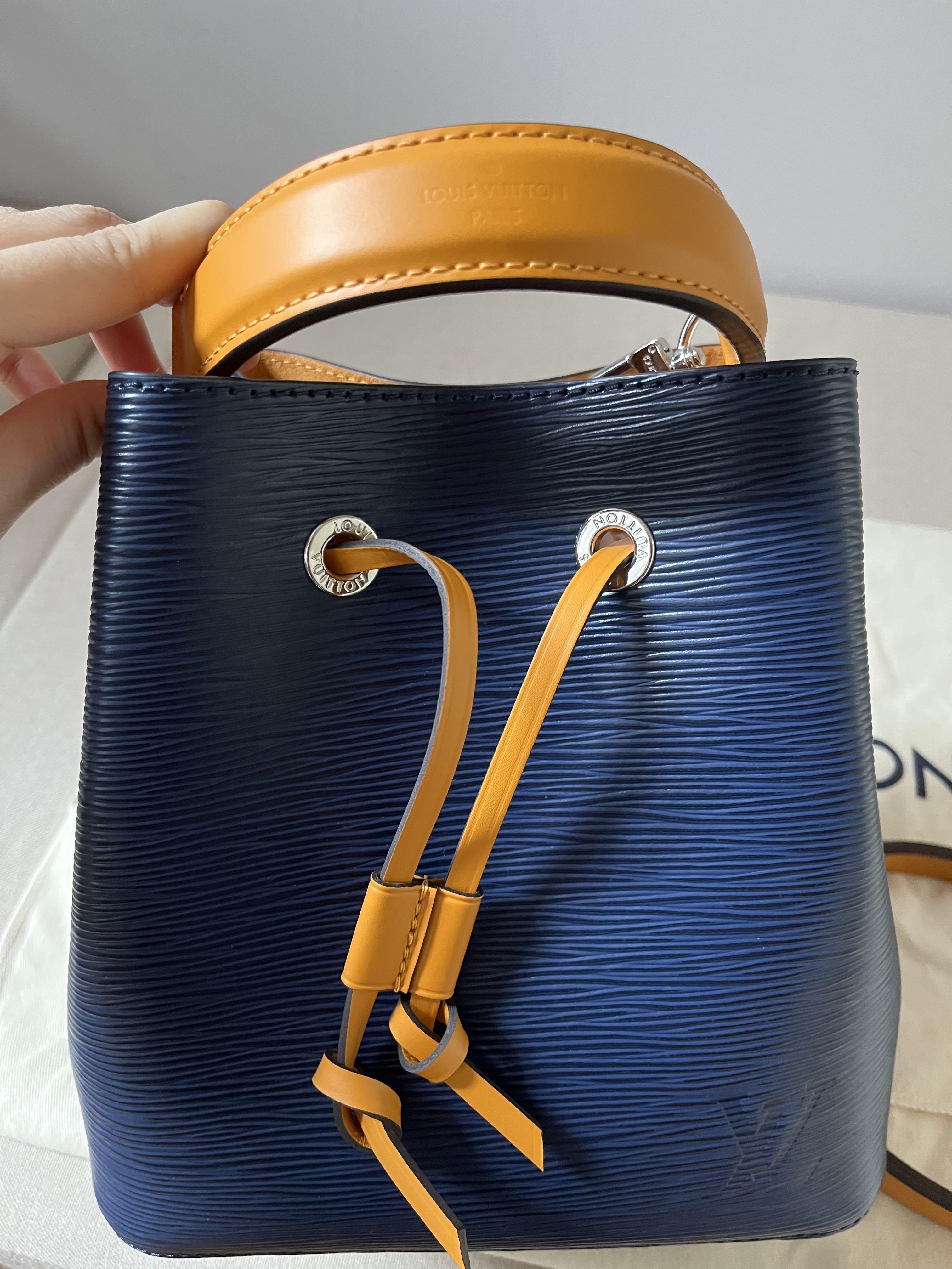 Louis Vuitton Neo Noe BB Indigo Safran, Women's Fashion, Bags & Wallets,  Shoulder Bags on Carousell