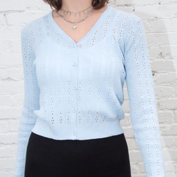 Brandy melville blue cardigan shop