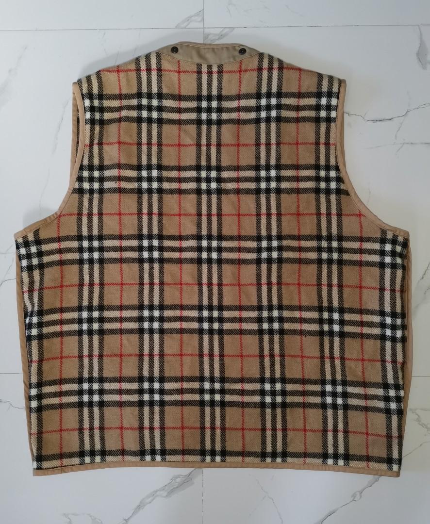 Burberry plaid vest top