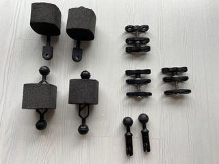 Butterfly Clamps and Ball Joint Arms and Adaptor for Underwater Housing Lights