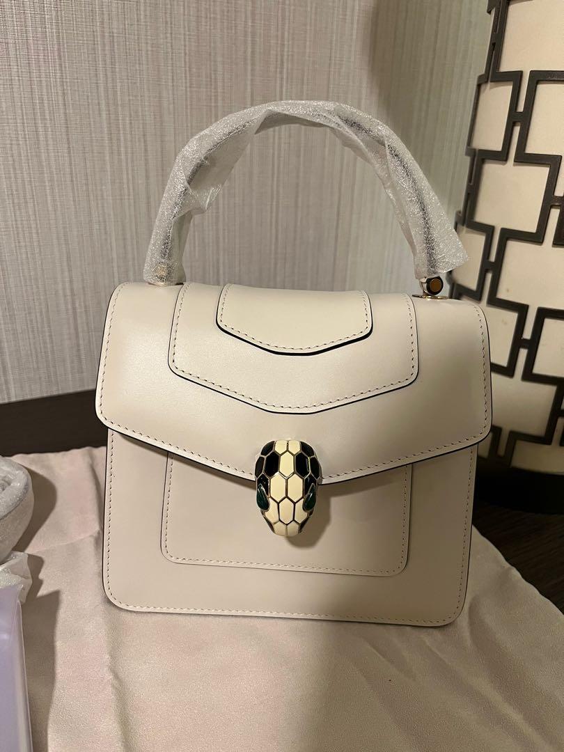 Bvlgari white cheap bag