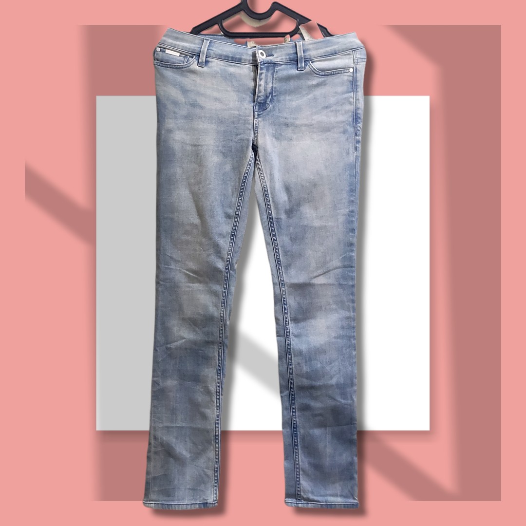 CALVIN KLEIN] Jeans Low Waist Blue Size 