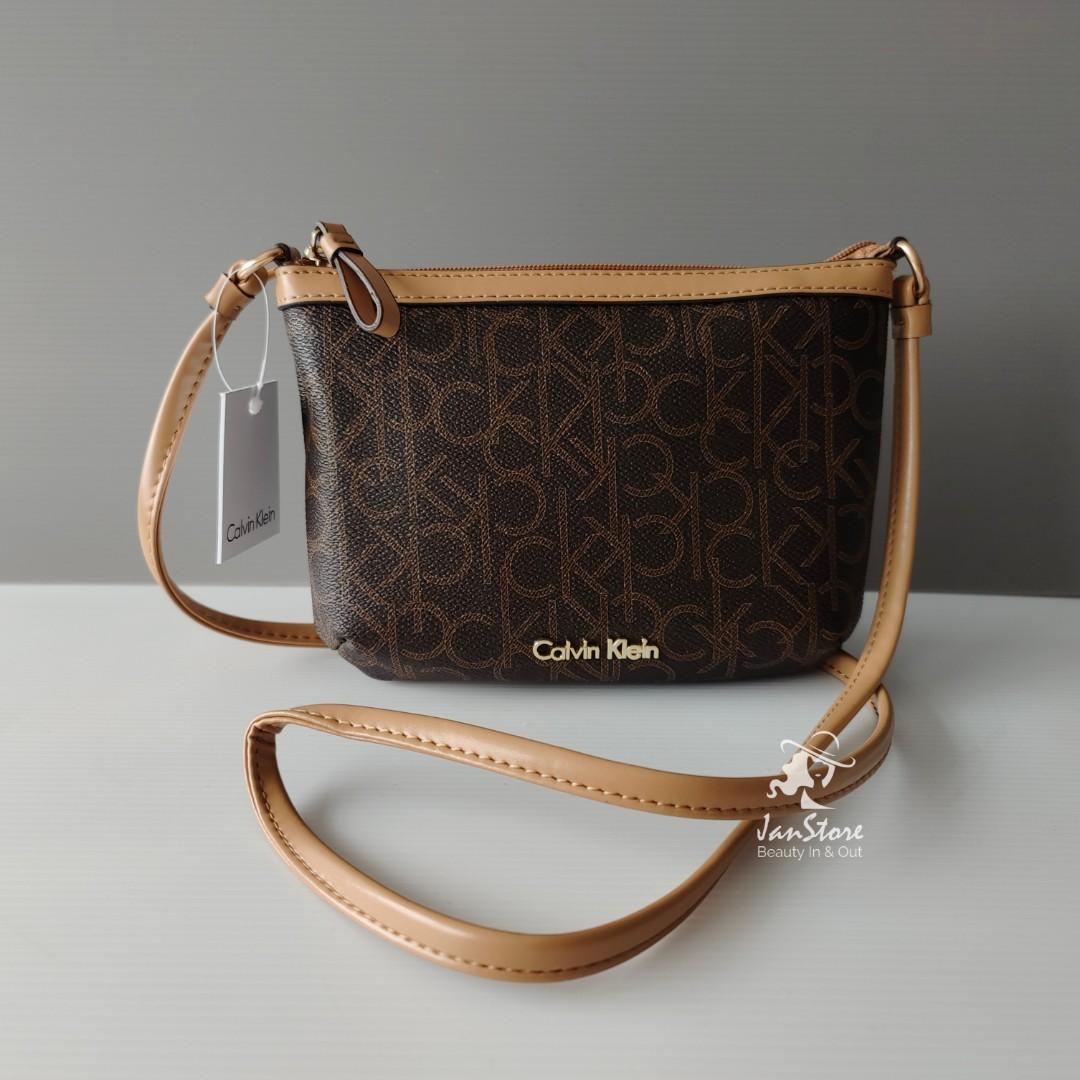 Calvin Klein Signature Crossbody Bag, Women's Fashion, Bags & Wallets,  Cross-body Bags on Carousell