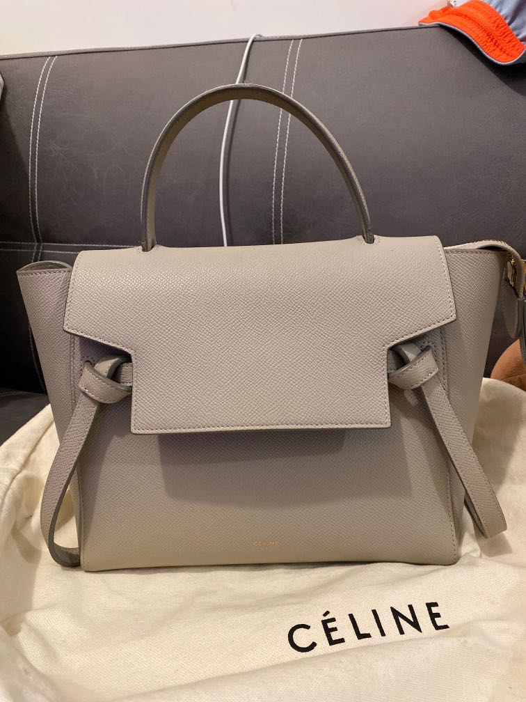 Celine Belt Bag Clay micro logo