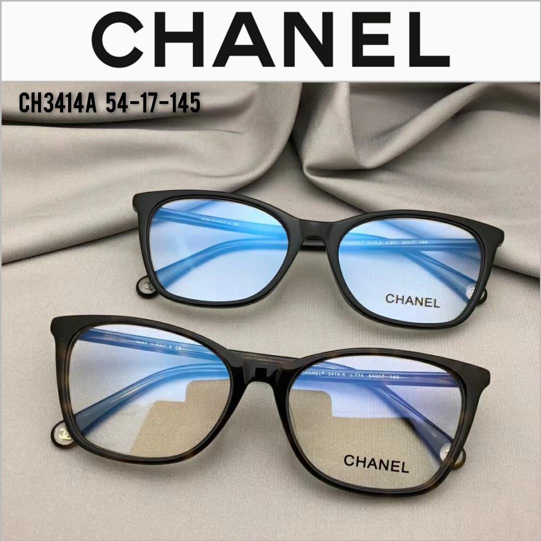 Chanel ch3414a 近視眼鏡glasses eyewear, 男裝, 手錶及配件, 眼鏡- Carousell