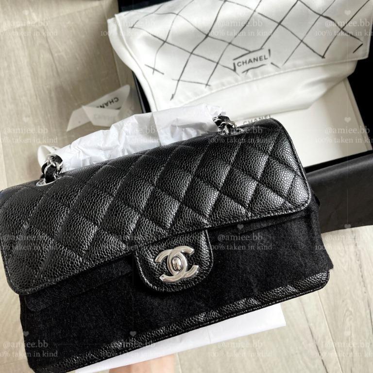 Chanel classic double flap caviar store