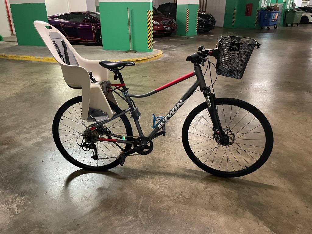 Child Bike Seat Elops 100 Pannier Rack