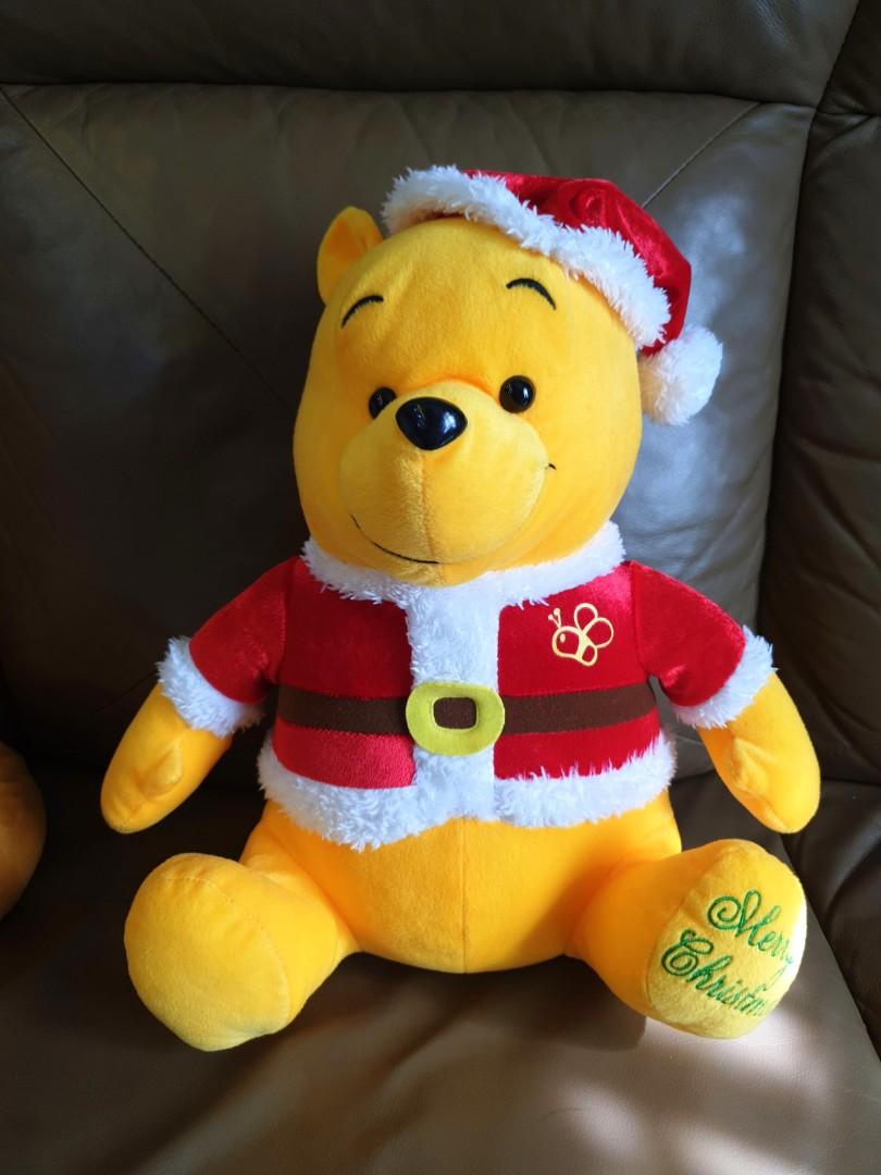 Christmas winnie the pooh plush 2025