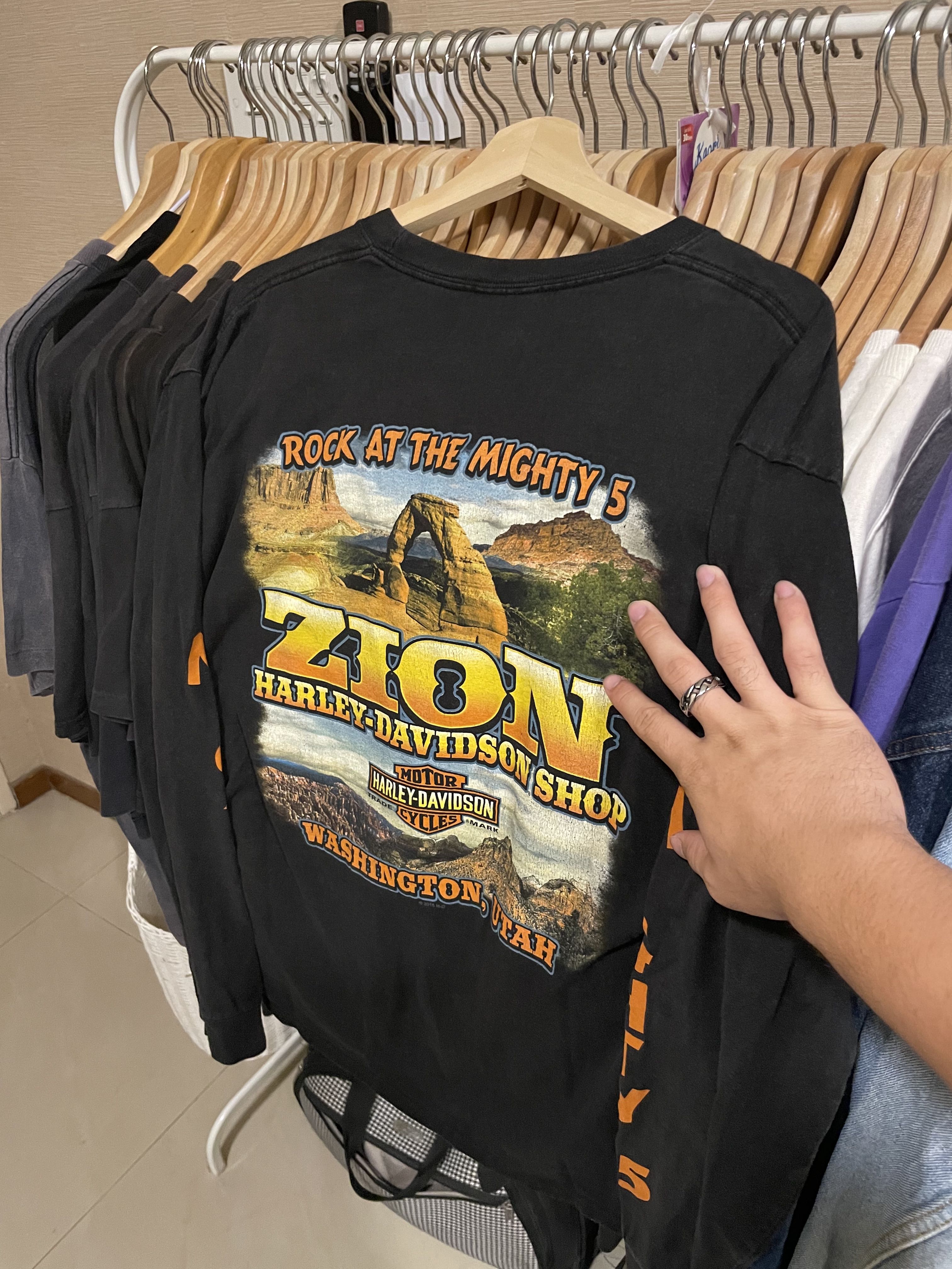 Zion harley davidson shirts Clearance