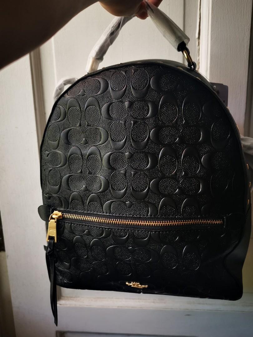 Coach sale embossed backpack