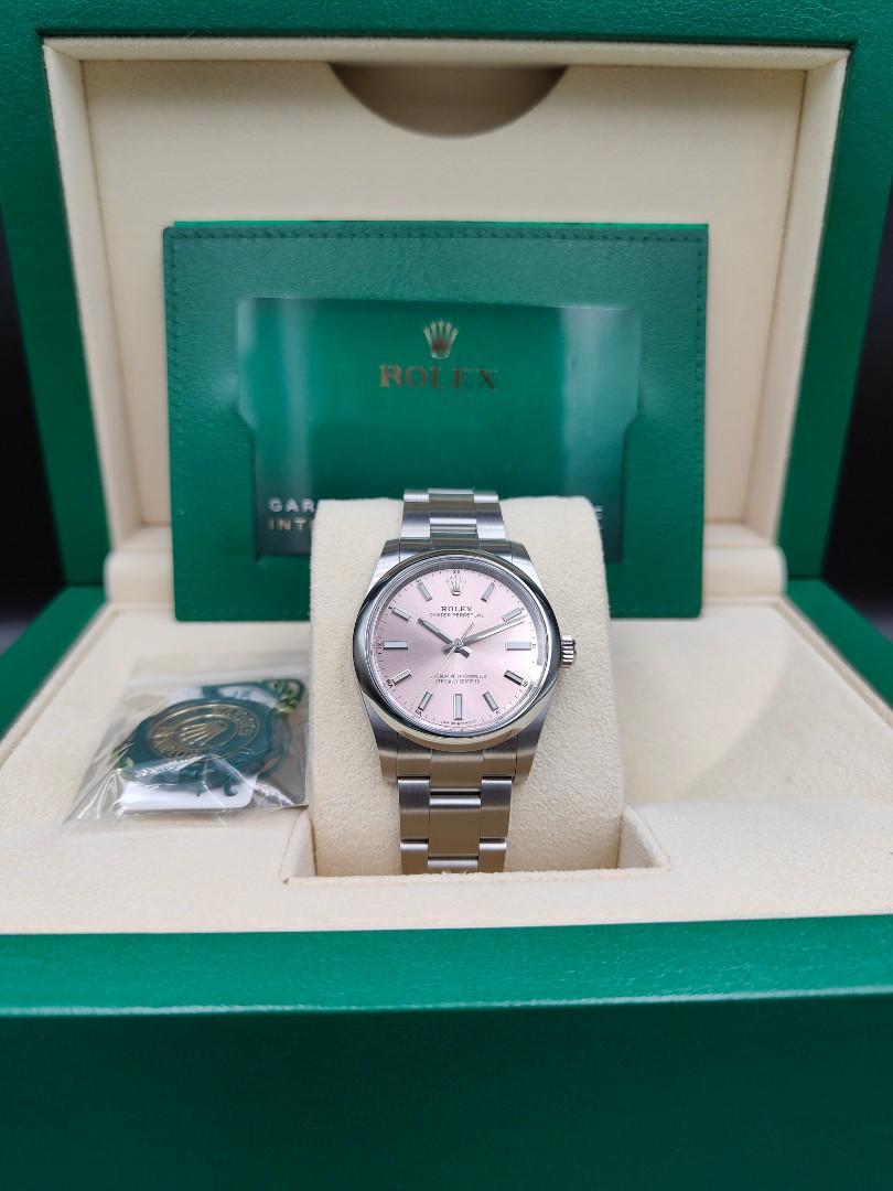 Rolex Oyster Perpetual 34 Pink 124200 