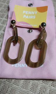Penny pairs dangling earrings