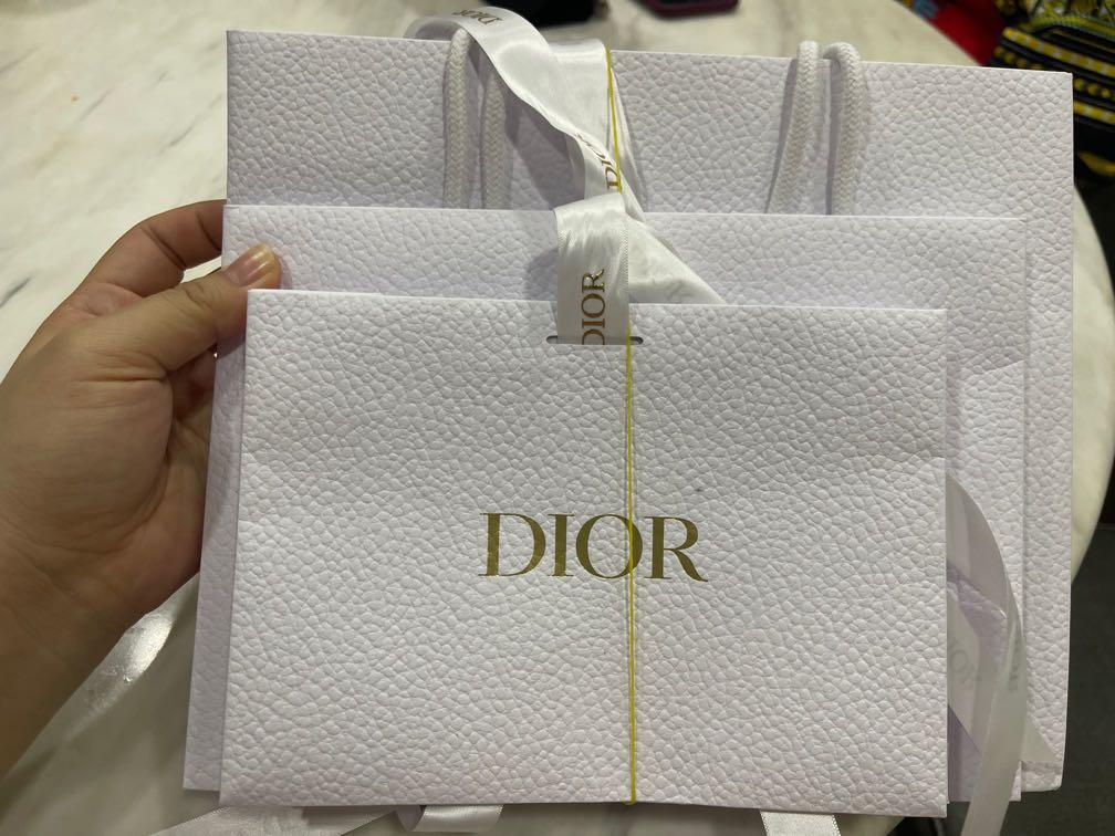 DIOR GIFT BAG AND PAPERBAG Women s Fashion Watches Accessories Other Accessories on Carousell