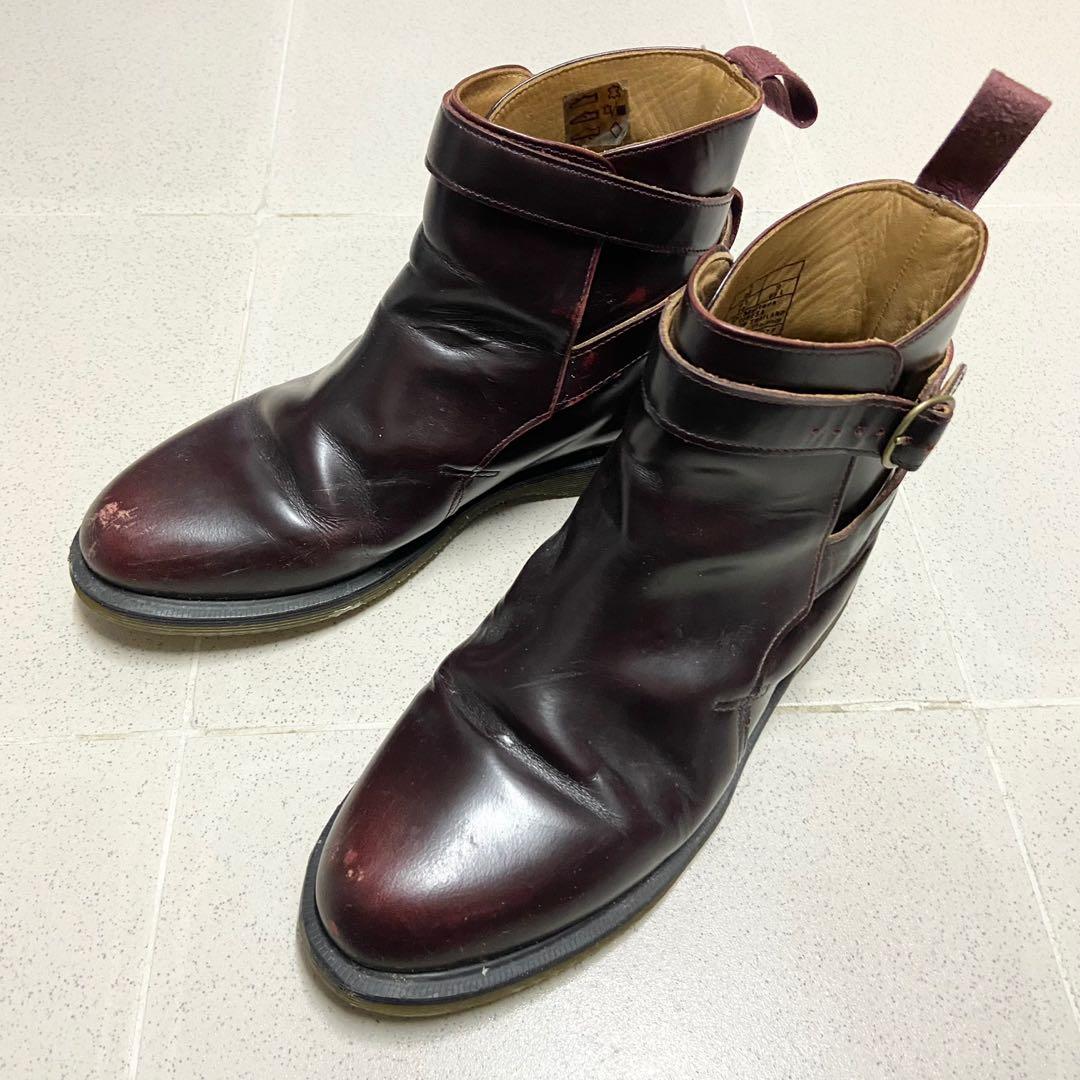 Dr martens teresa cherry sales red