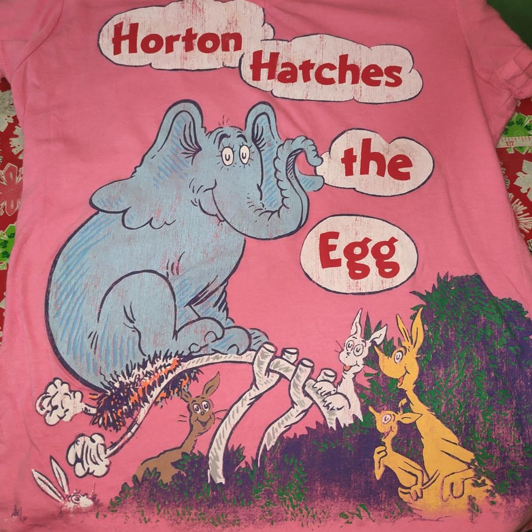 DR. SEUSS PINK HORTON HATCHES THE EGG SHIRT FOR LADIES, Women's Fashion ...
