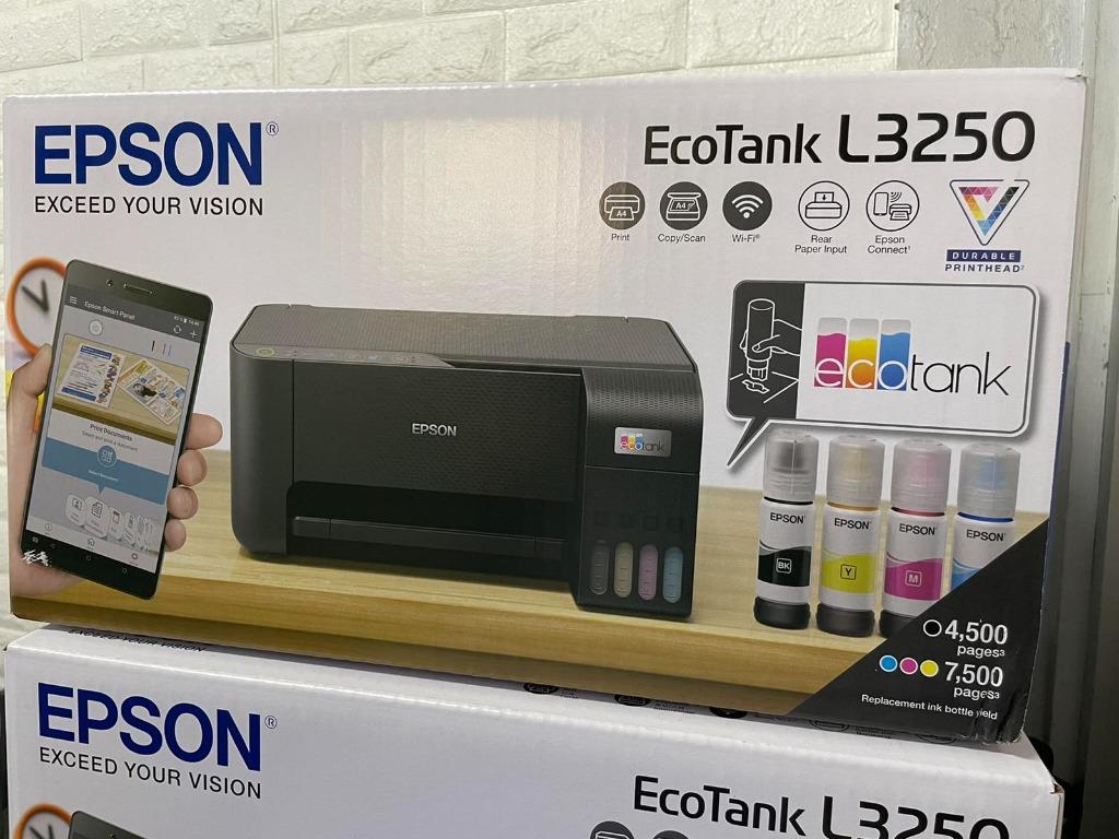 Epson EcoTank L3250 A4 WiFi AllinOne Ink Tank Printer, Computers