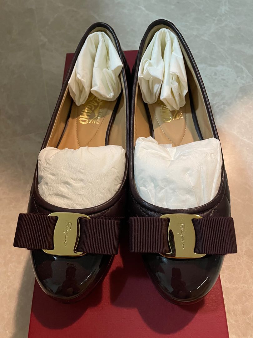 Ferragamo Varina Quilted Flats Size 7C Luxury Sneakers Footwear on Carousell
