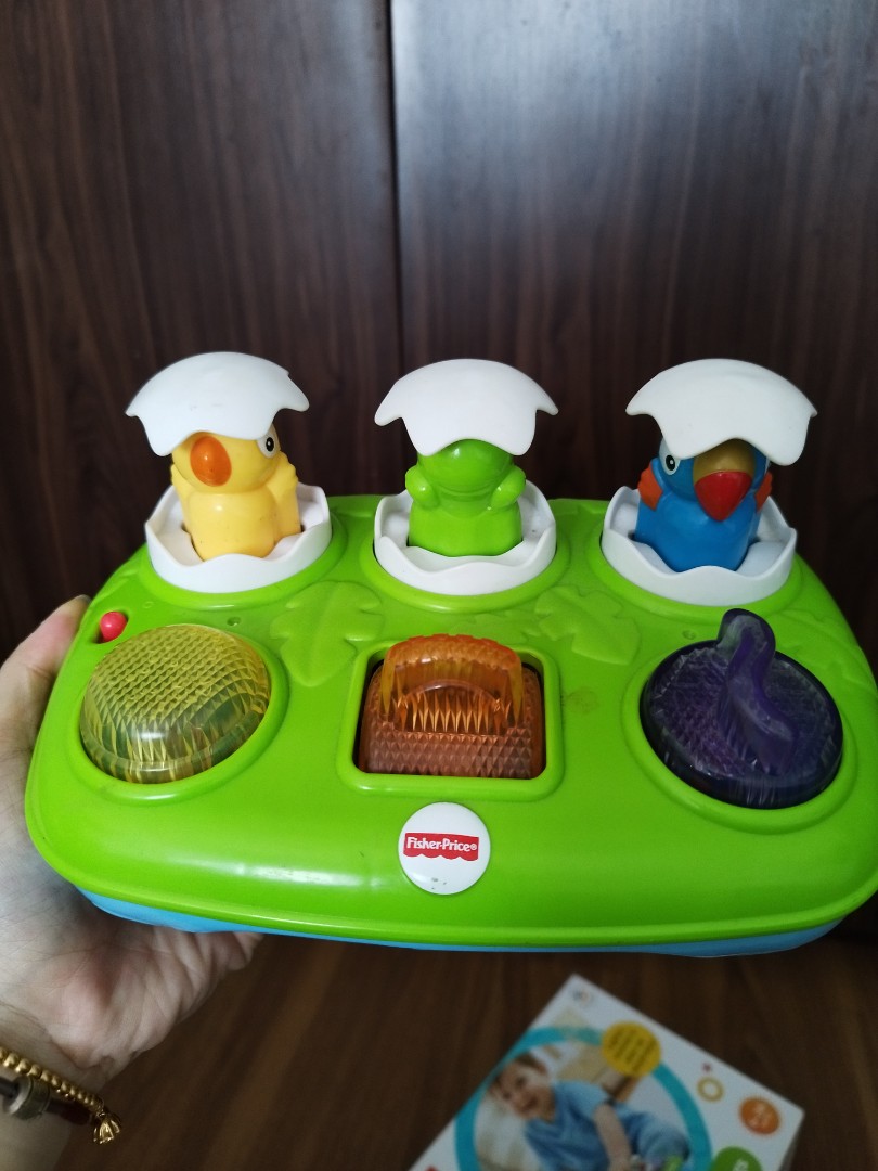 Fisher price musical pop up eggs sale