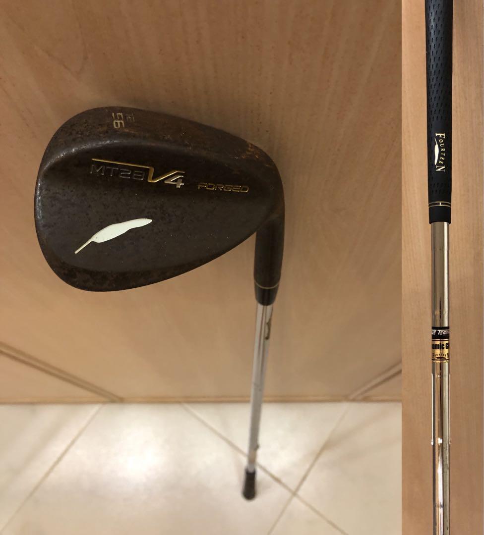 Fourteen MT-28 RAW Sand / Lob Wedge Wedge Flex Steel Shaft Fourteen Grip
