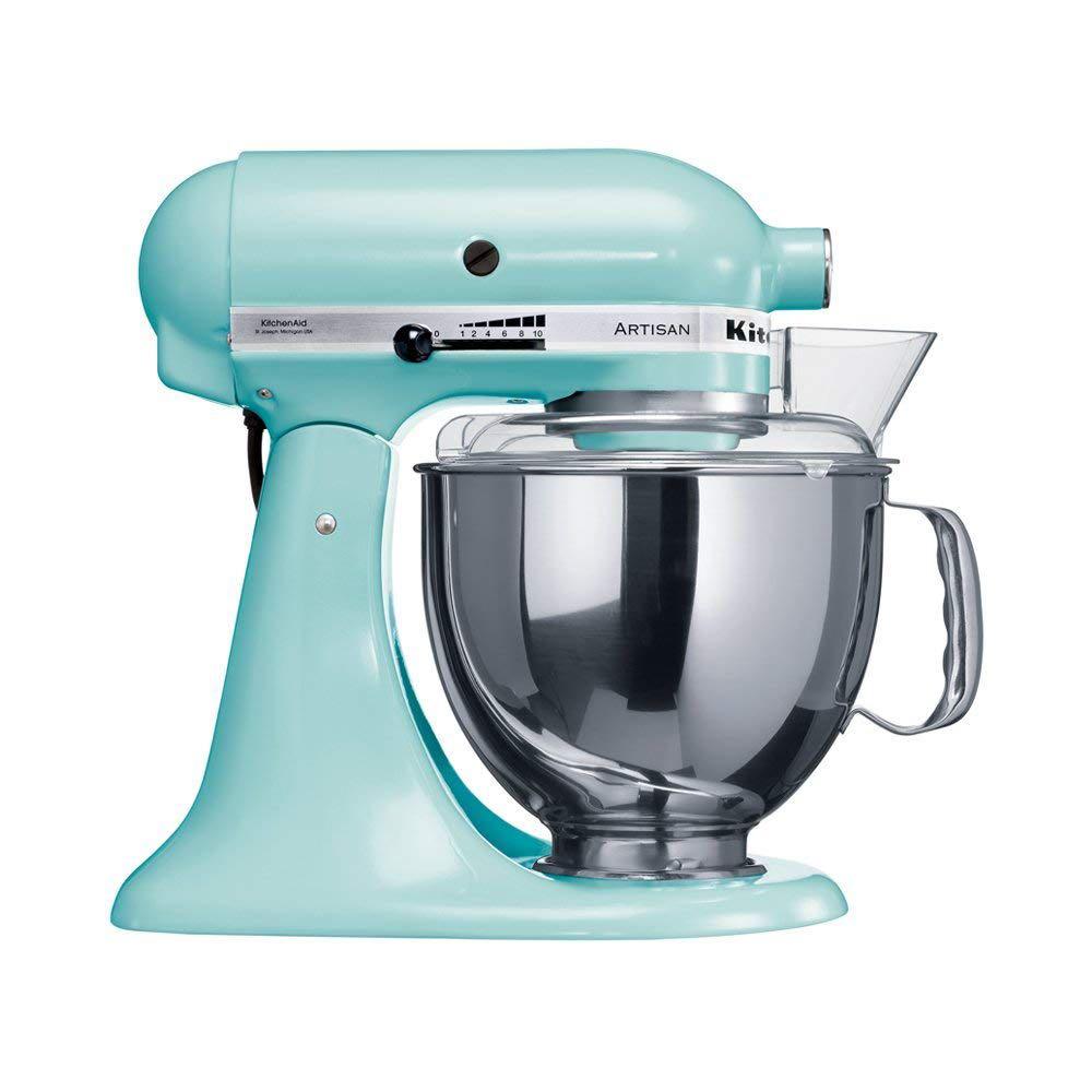 teal kitchen aid hand mixer