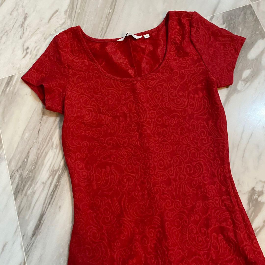 Free mail New Look red lace dress Women s Fashion Dresses