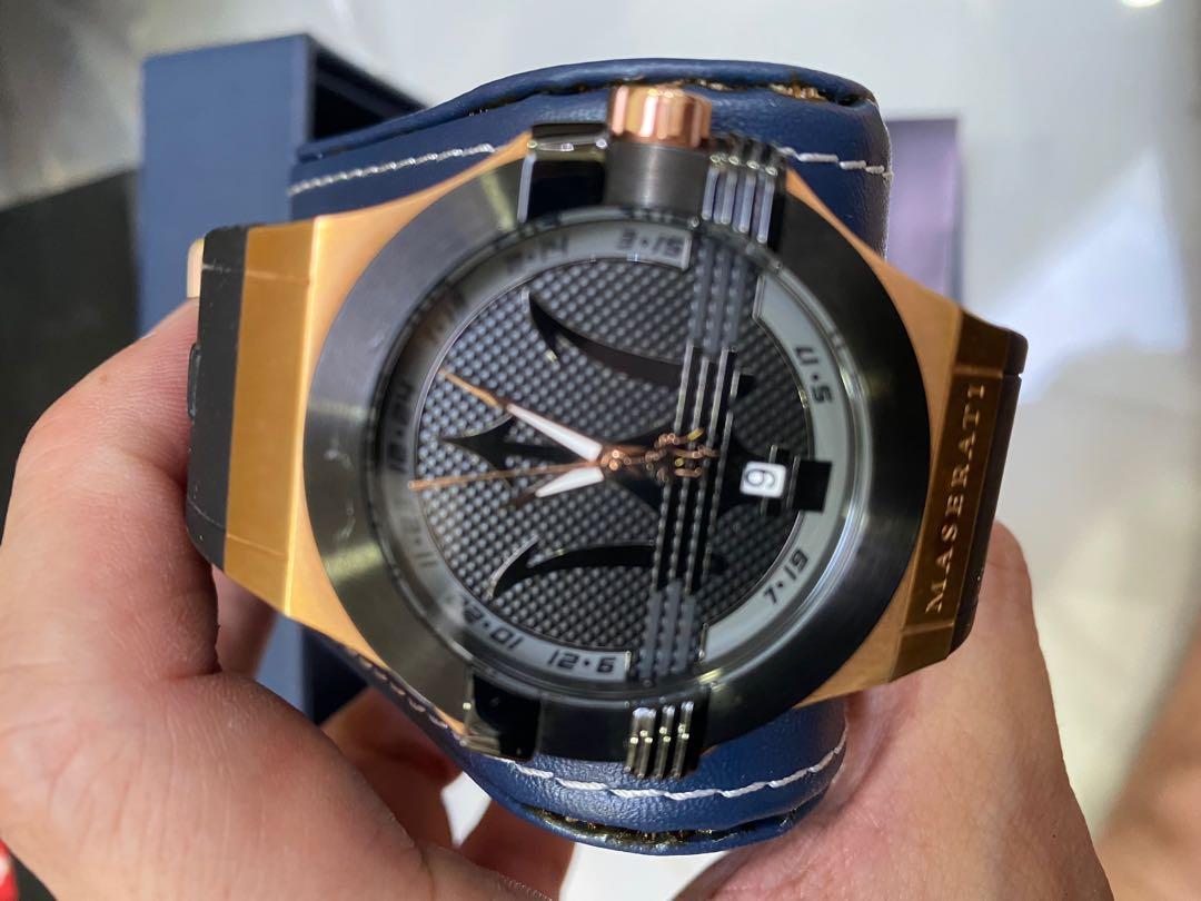 Maserati watch hotsell rubber strap