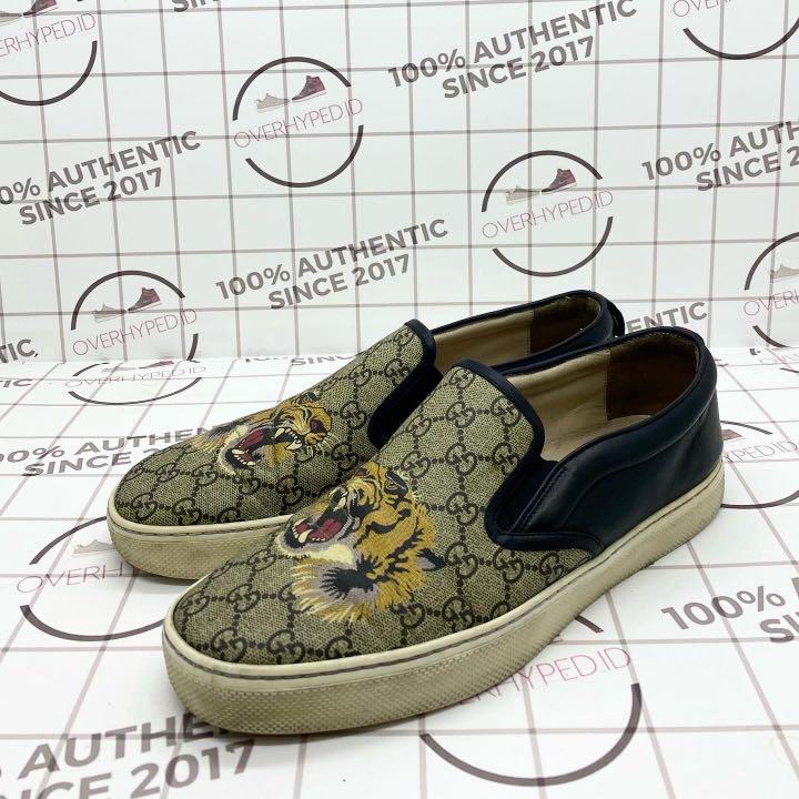 gucci supreme slip on