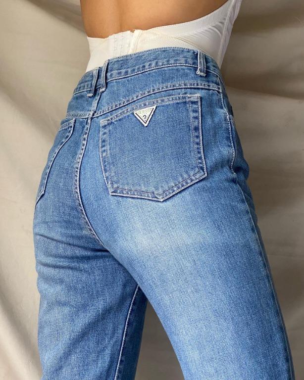 High waisted clearance guess jeans vintage
