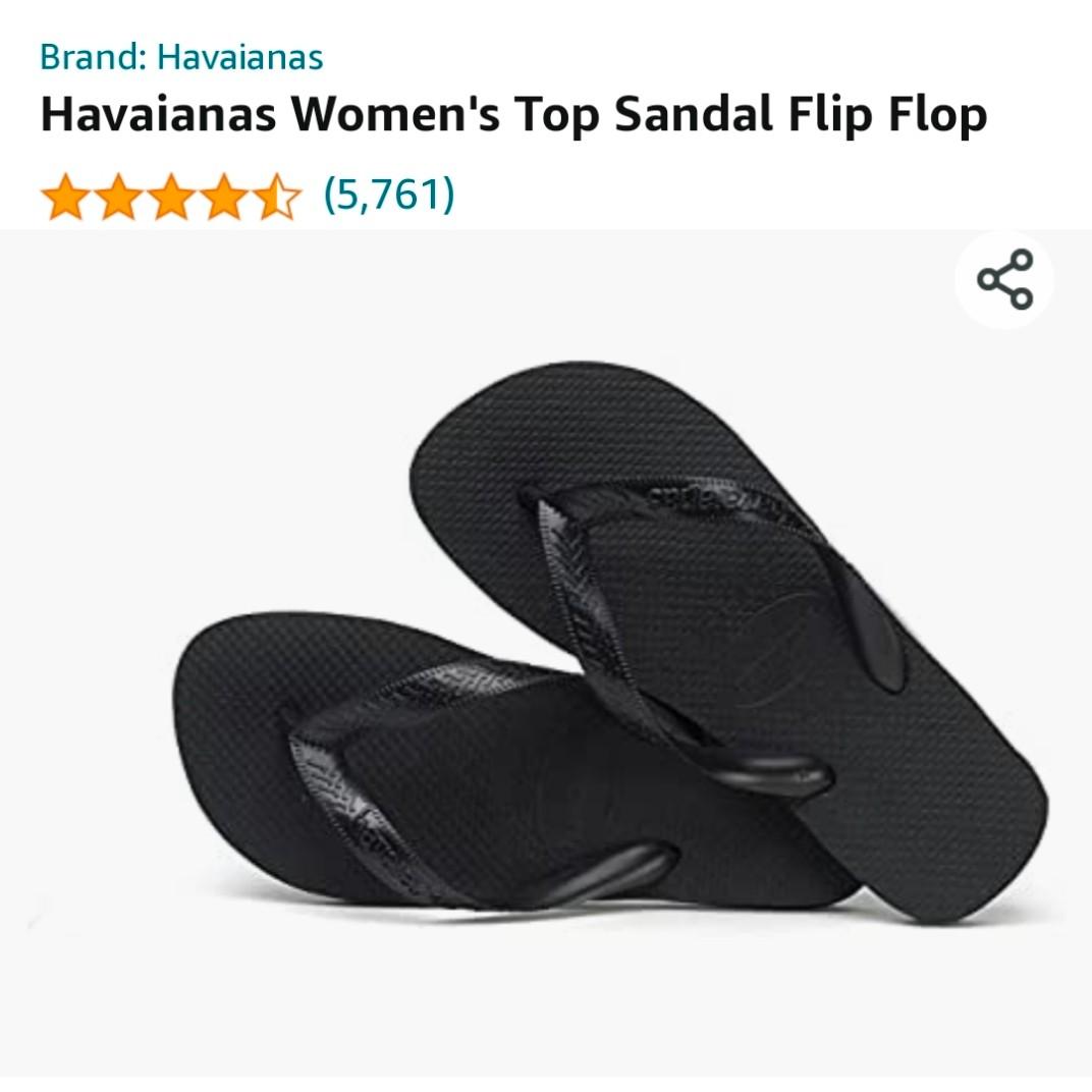 Black havaianas sale size 5