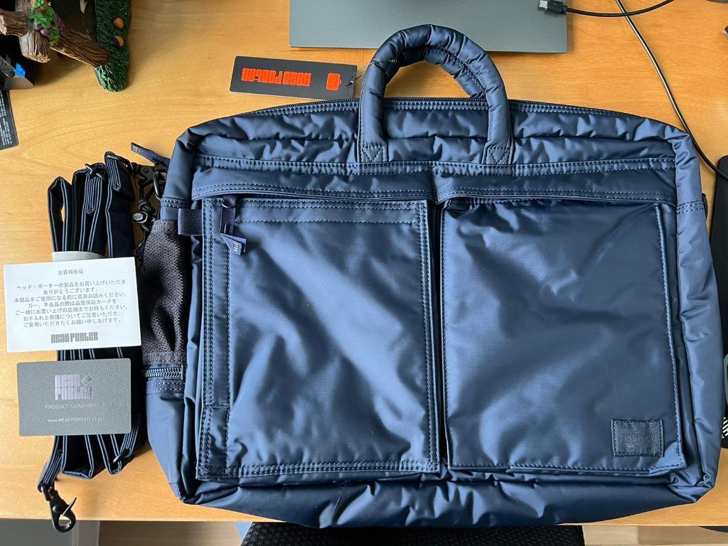 Head Porter Black Beauty Briefcase bag & Backpack, 男裝, 袋, 公事