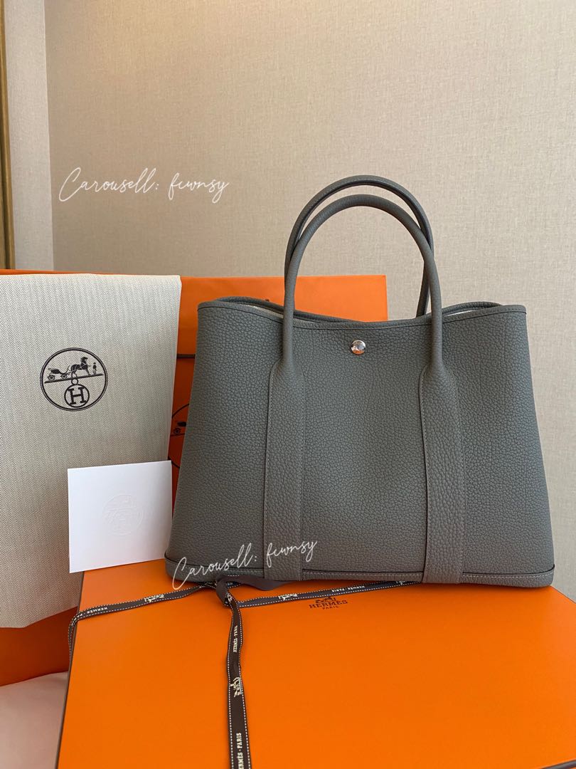 Hermes Garden Party 36 GP36 Gris Meyer