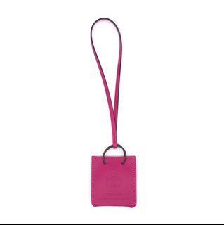 HERMÈS Debossed Logo Bag Charm