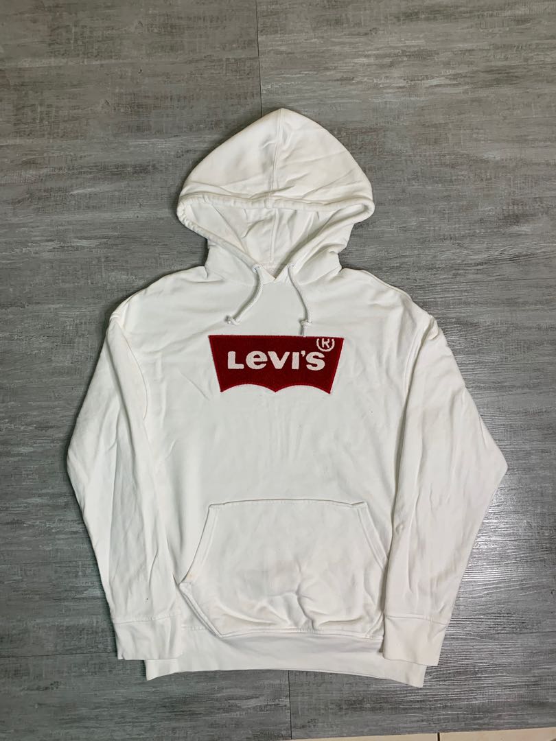 Hoodie Levis, Fesyen Pria, Pakaian 