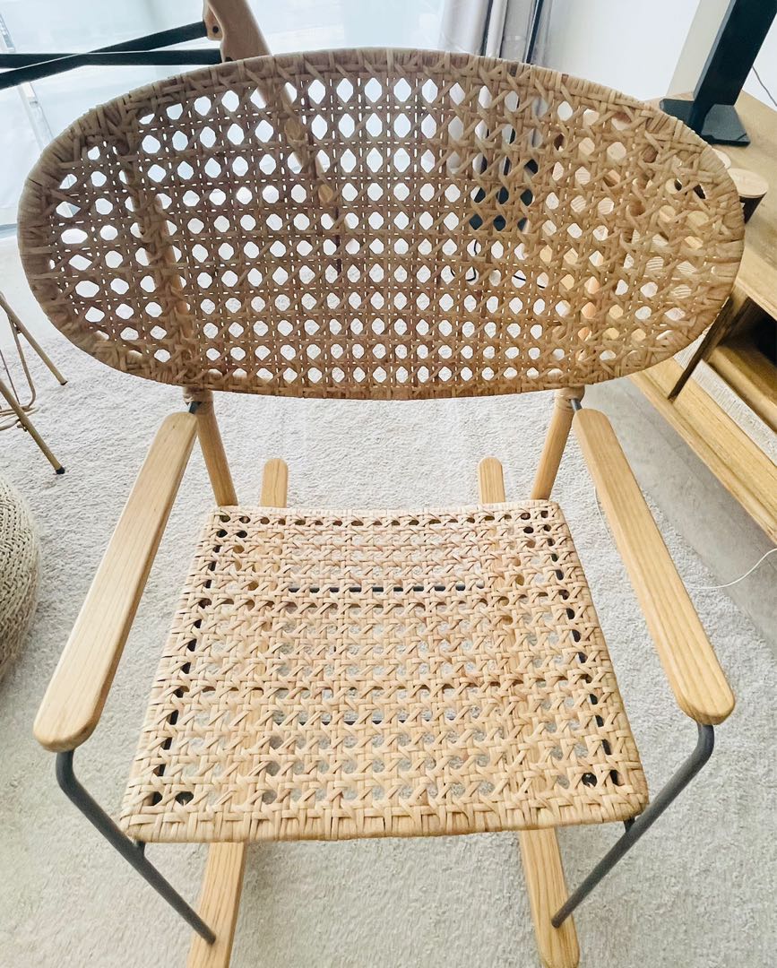 IKEA GRÖNADAL Rockingchair, natural, negotiable , Furniture & Home