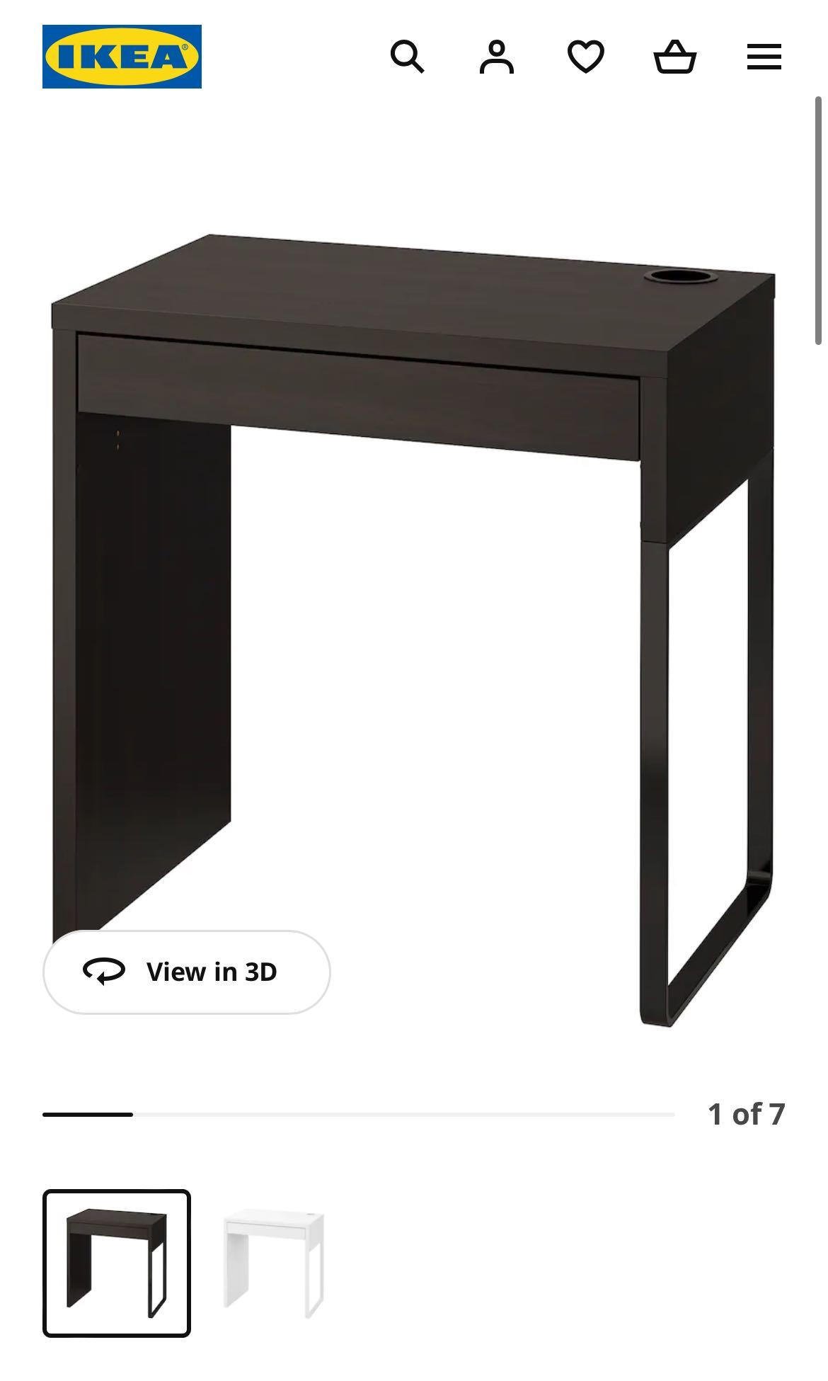 Ikea study table, Furniture & Home Living, Furniture, Tables & Sets on