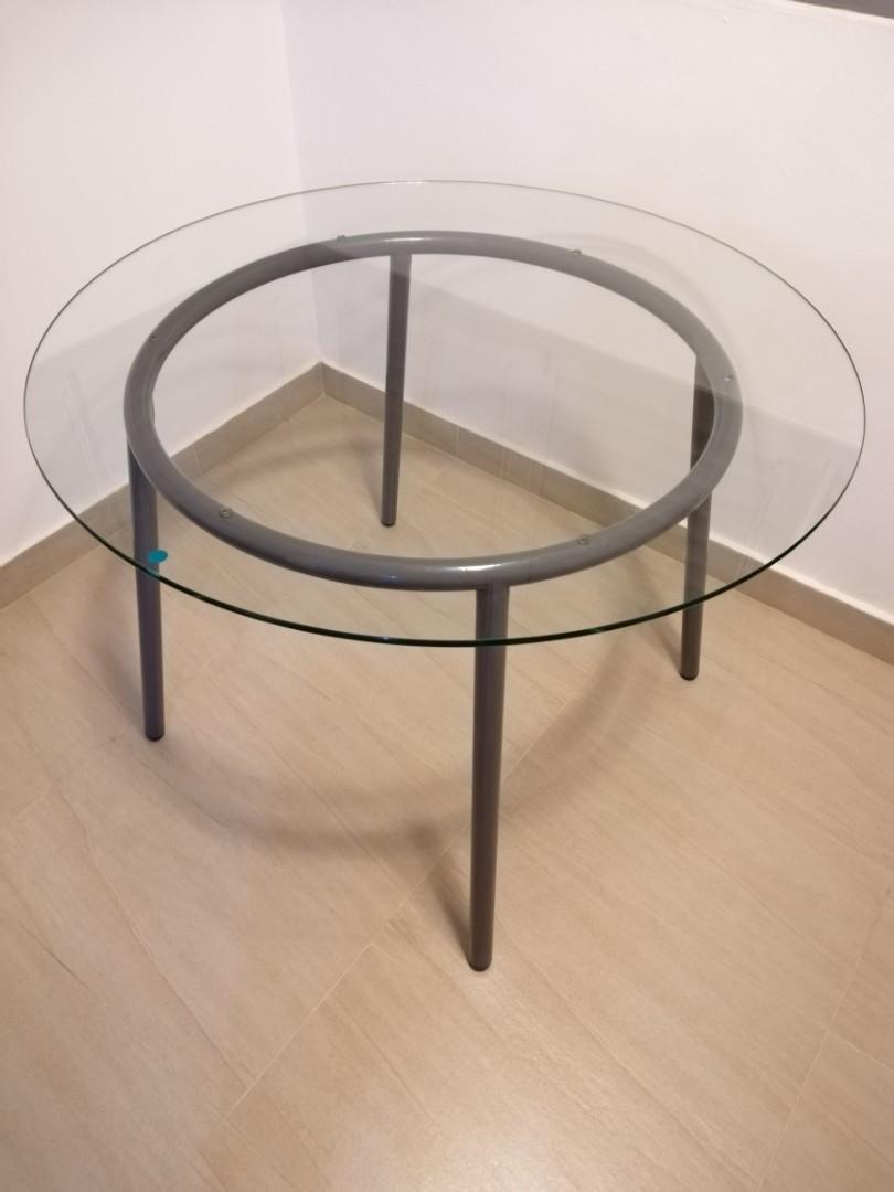 Round glass table shop top ikea
