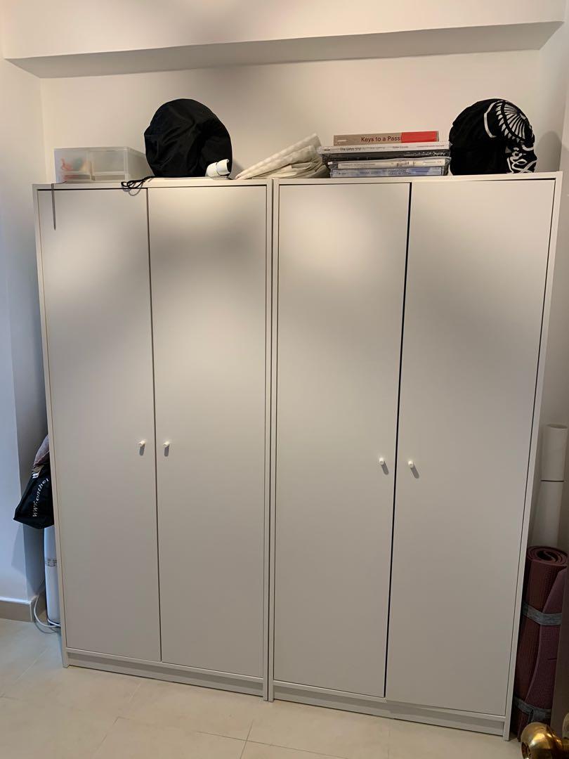 IKEA wardrobes, 傢俬＆家居, 傢俬, 書櫃、櫃子及架 Carousell