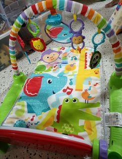 Infant music piano and playmat