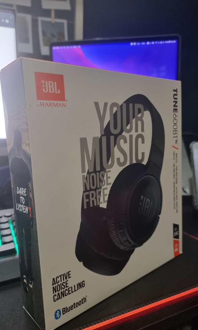 JBL Tune 600BT with Active Noise Cancelling, Audio, Headphones ...