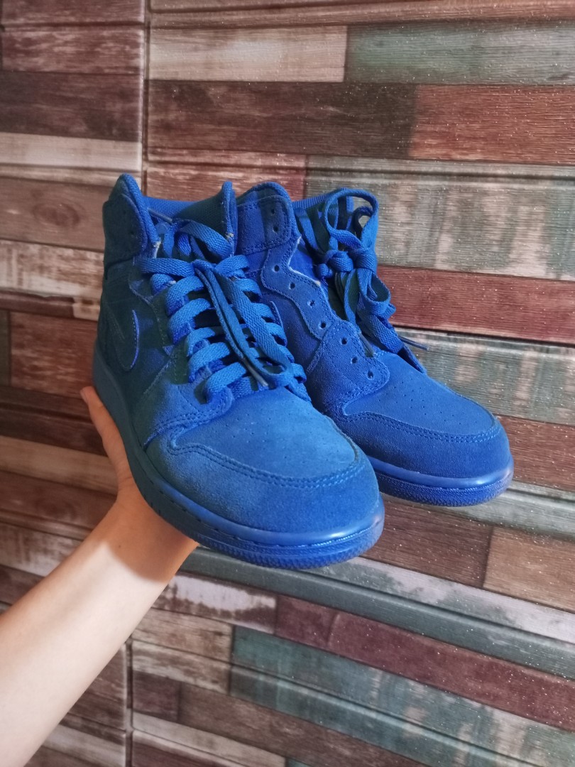 jordan 1 suede blue, Men's Fashion 