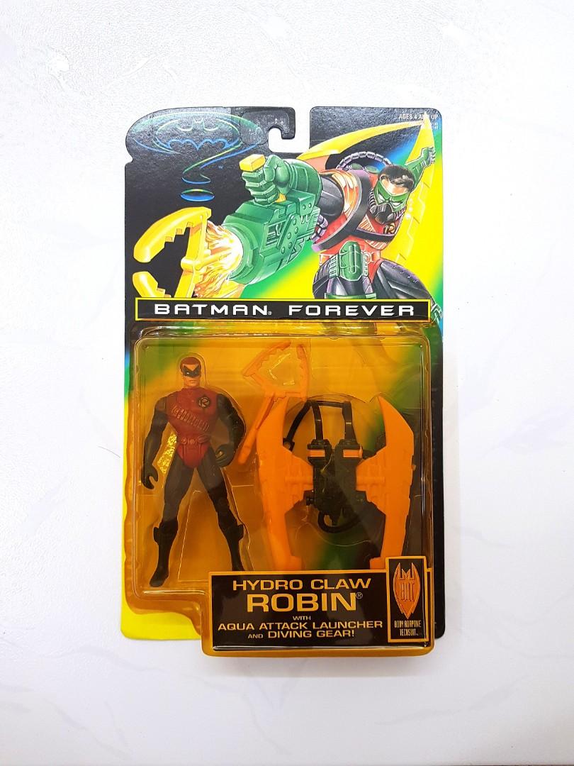 Kenner Batman Forever : Hydro Claw Robin with Aqua Attack Launcher & Diving  Gear *MISB, Super Vintage (27-years old) Collector's Item* (DC Super Hero Action  Figure), Hobbies & Toys, Toys & Games