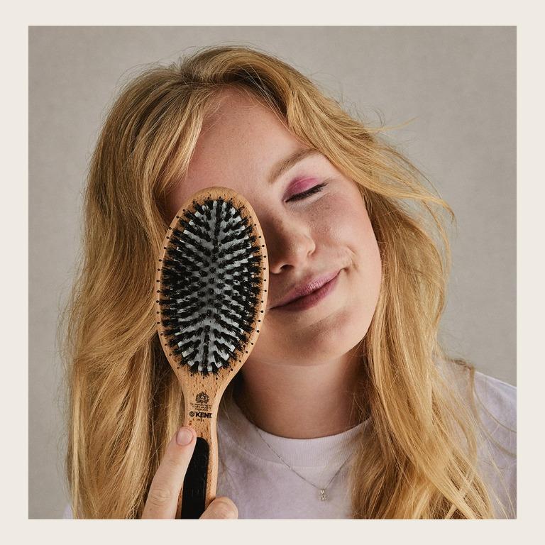 Kent Brushes PF01 Perfect For Pure Bristle Hair Brush with