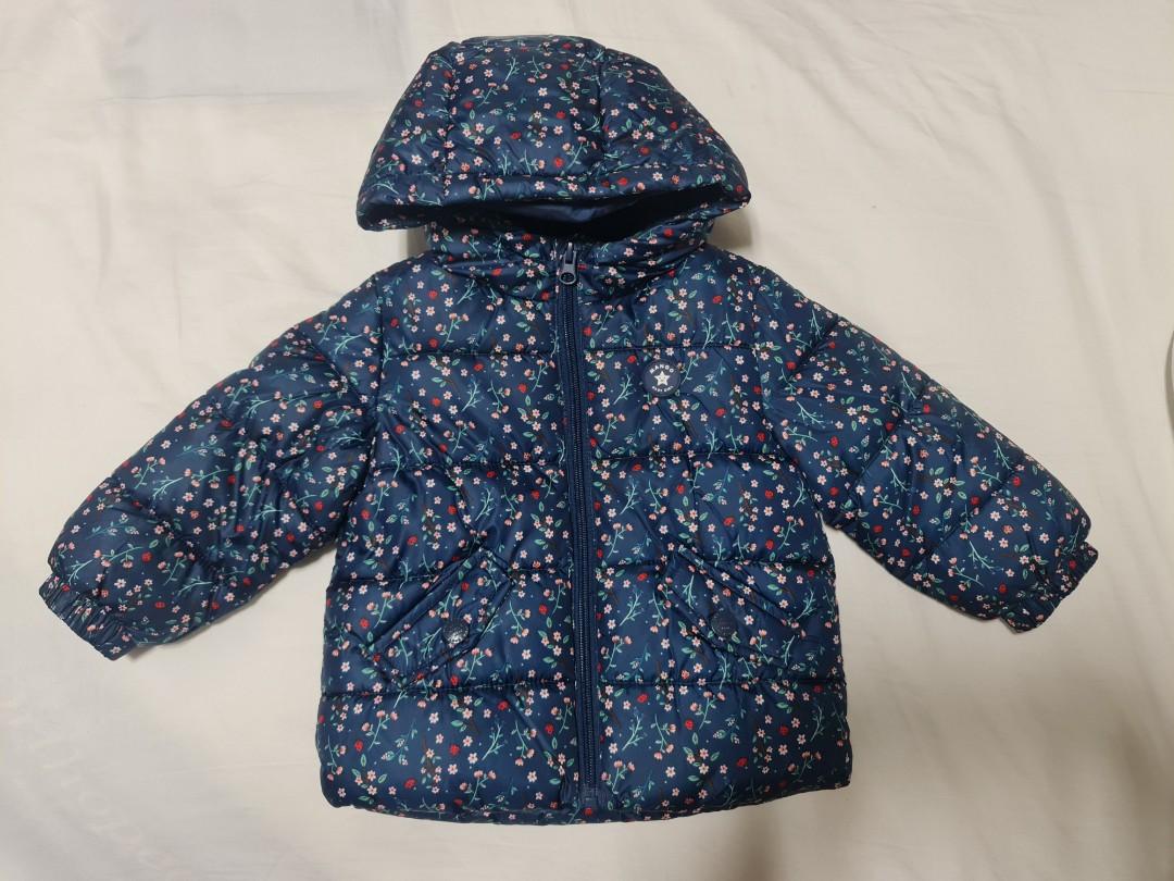 Kids Mango Baby Hood Quilted Jacket Babies Kids Babies Kids