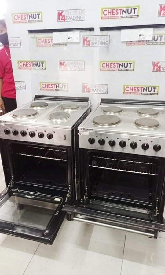 La Germania 4 Electric Hot Plate Stove with Electric Oven, TV & Home