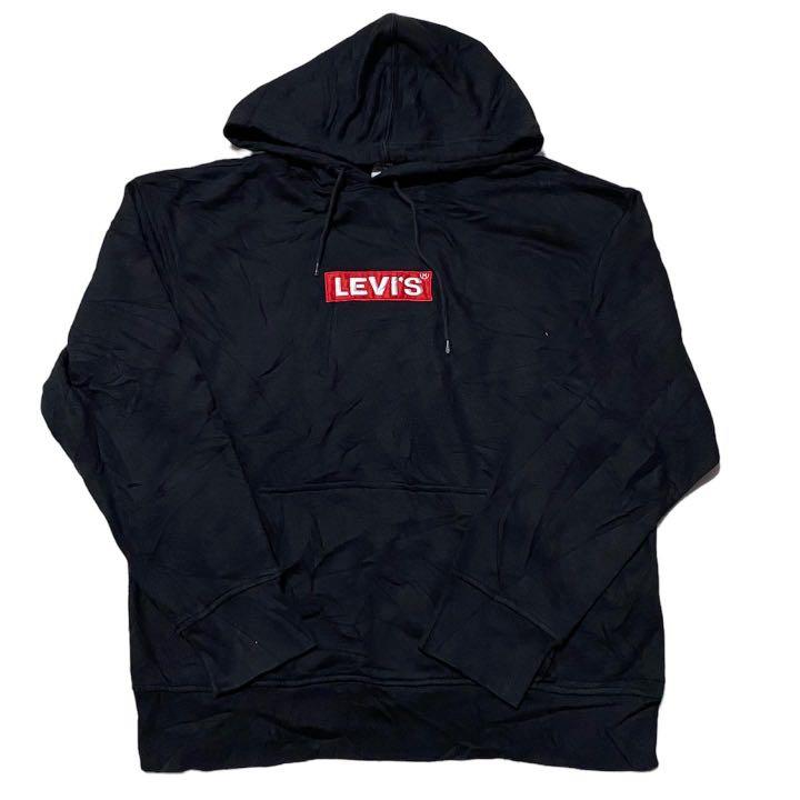 Levis logo box hoodie