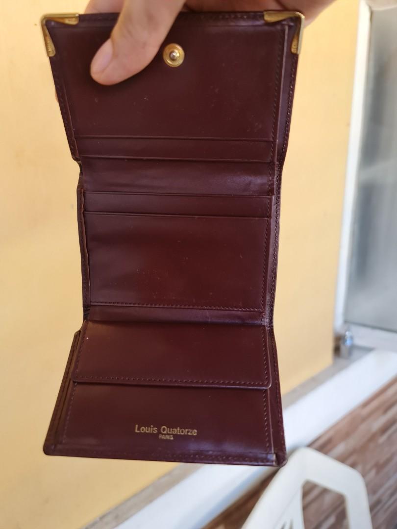 FREE❗️Louis Quatorze Tri-fold Wallet LQ, Women's Fashion, Bags & Wallets,  Wallets & Card holders on Carousell