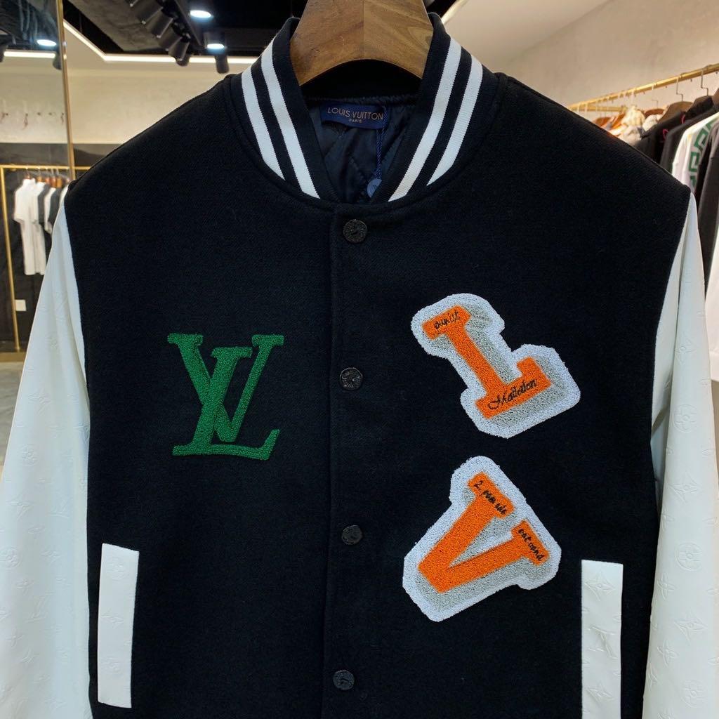 Louis Vuitton varsity jacket pre-order, Luxury, Apparel on Carousell