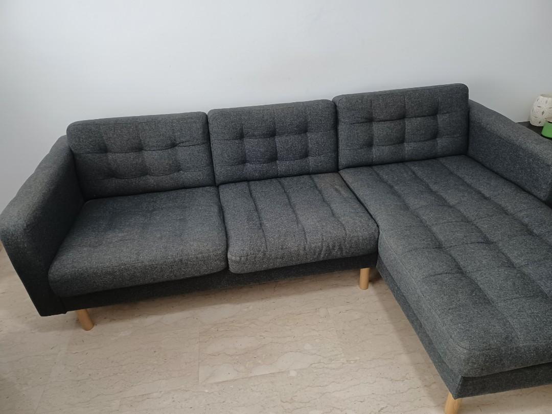 Lshaped Ikea sofa, Furniture & Home Living, Furniture, Sofas on Carousell
